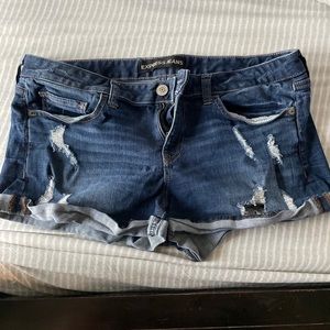 Express jeans shorts